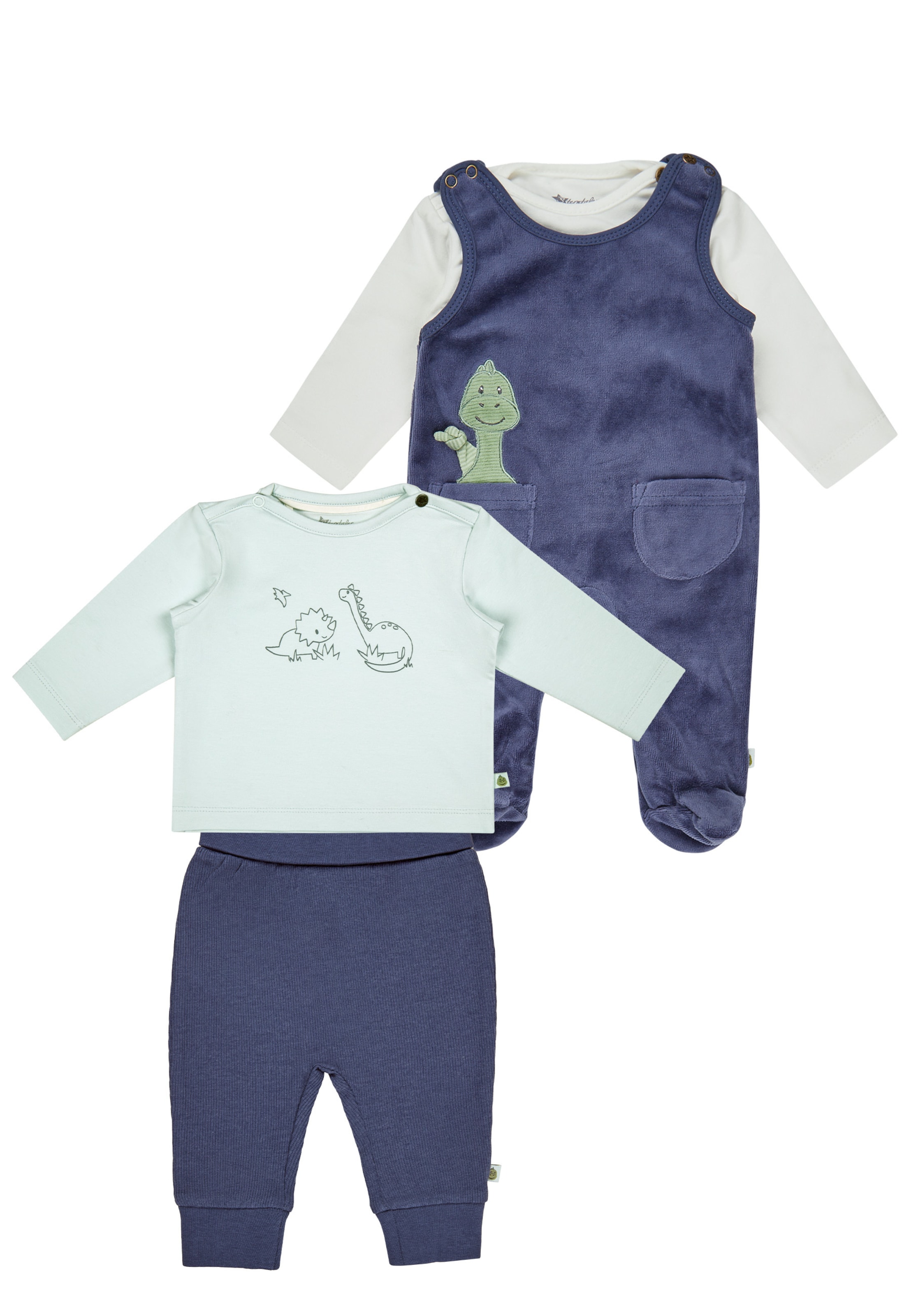 STERNTALER Set in Blau: Vorderseite