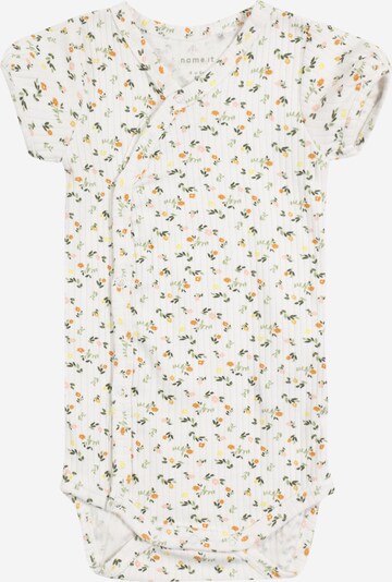 NAME IT Rompertje/body 'JANICE' in de kleur Gemengde kleuren / Wit, Productweergave