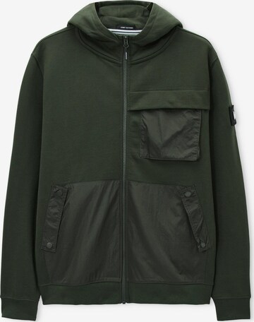 Weekend Offender Sweatjacke 'Daponte' in Grün: Vorderseite