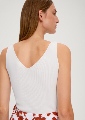 Tops en tricot s.Oliver BLACK LABEL en blanc