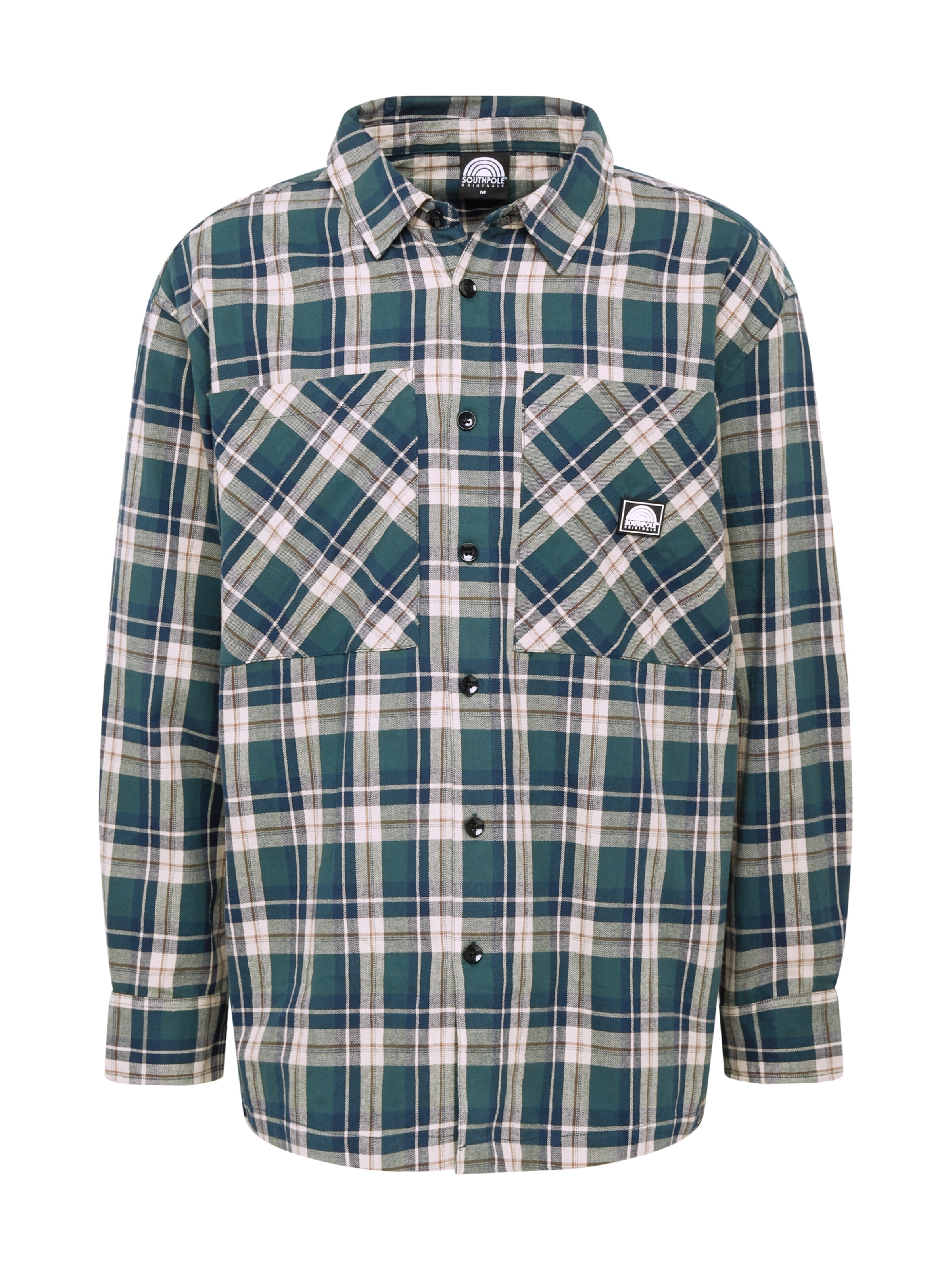 SOUTHPOLE Риза в зелено: отпред