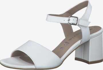 TAMARIS - Sandalias con hebilla en blanco: frente