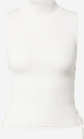 Tally Weijl Knitted top in White: front