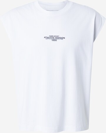 JACK & JONES Koszulka 'JCOBREEZE' w kolorze biały: przód