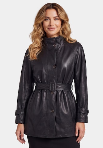 usha BLACK LABEL Tussenjas in Zwart: voorkant