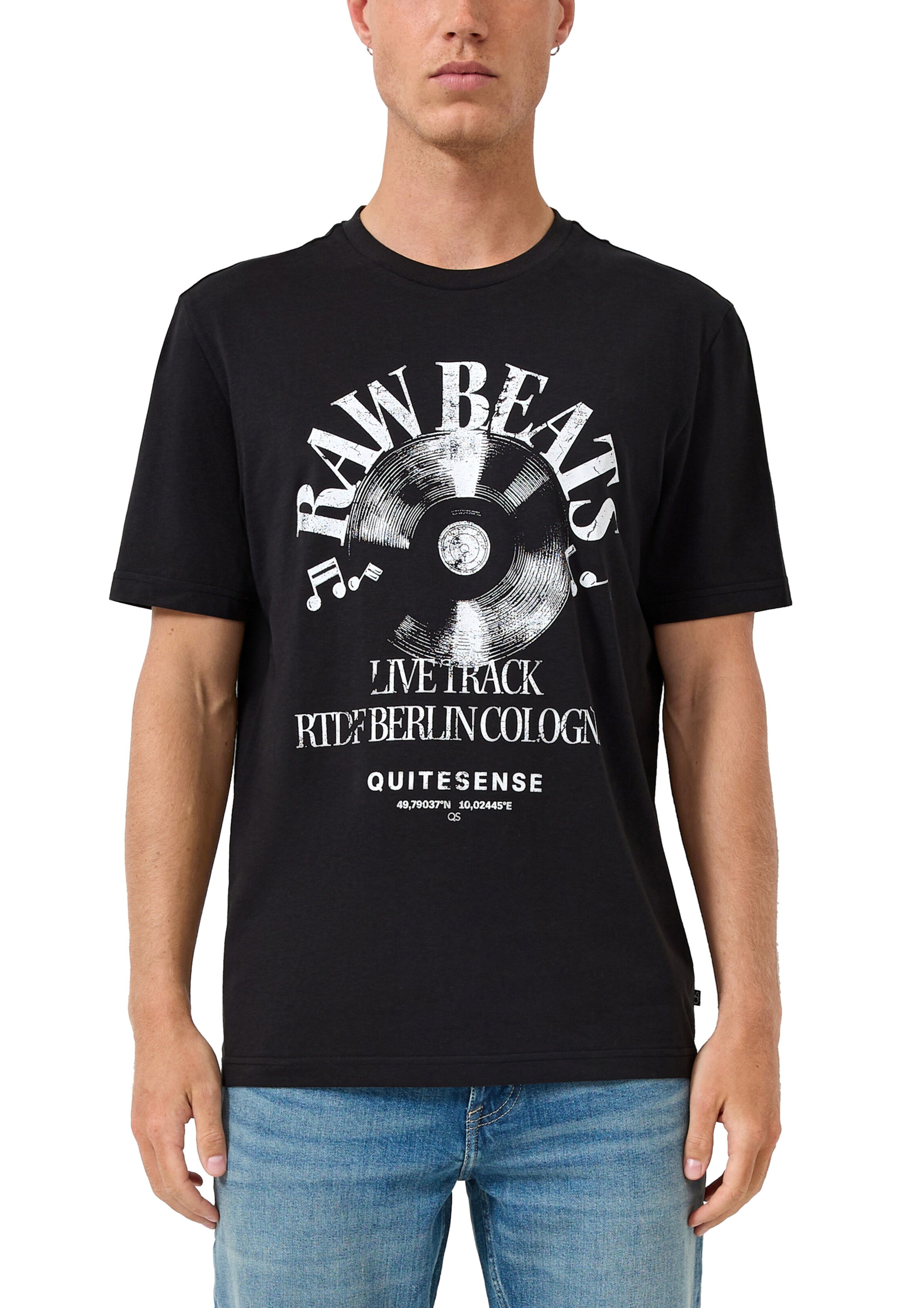 T-Shirt QS en noir