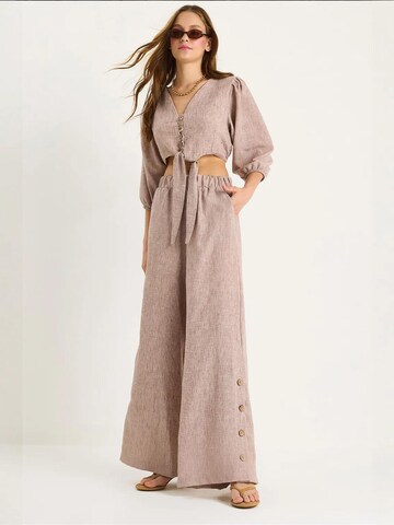 Completo pantalone di Bianco Lucci in marrone