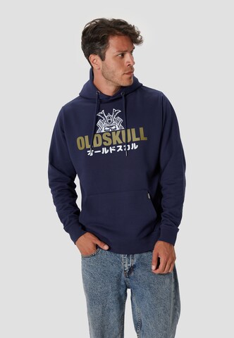 Oldskull Sweatshirt in Blue: front