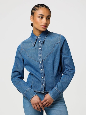WRANGLER Bluse‌‌‌‌‌‌‌‌‌‌ in Blau: Vorderseite