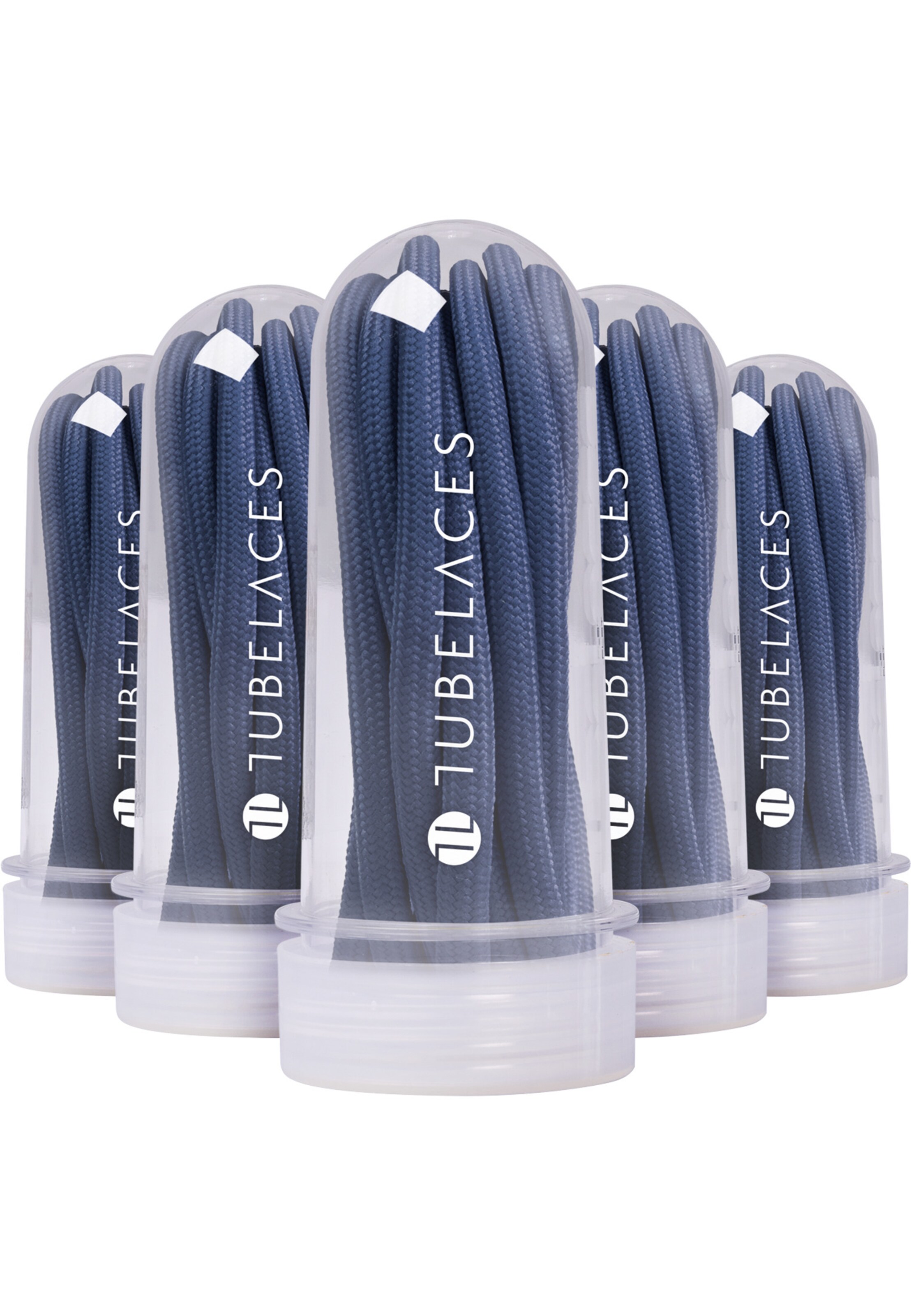 TUBELACES Jalatsite tarvikud 'Rope Solid', värv sinine