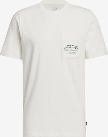 ADIDAS PERFORMANCE Performance Shirt 'Groundskeeper' in White: front