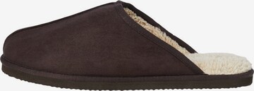 Pantoufle JACK & JONES en marron : devant