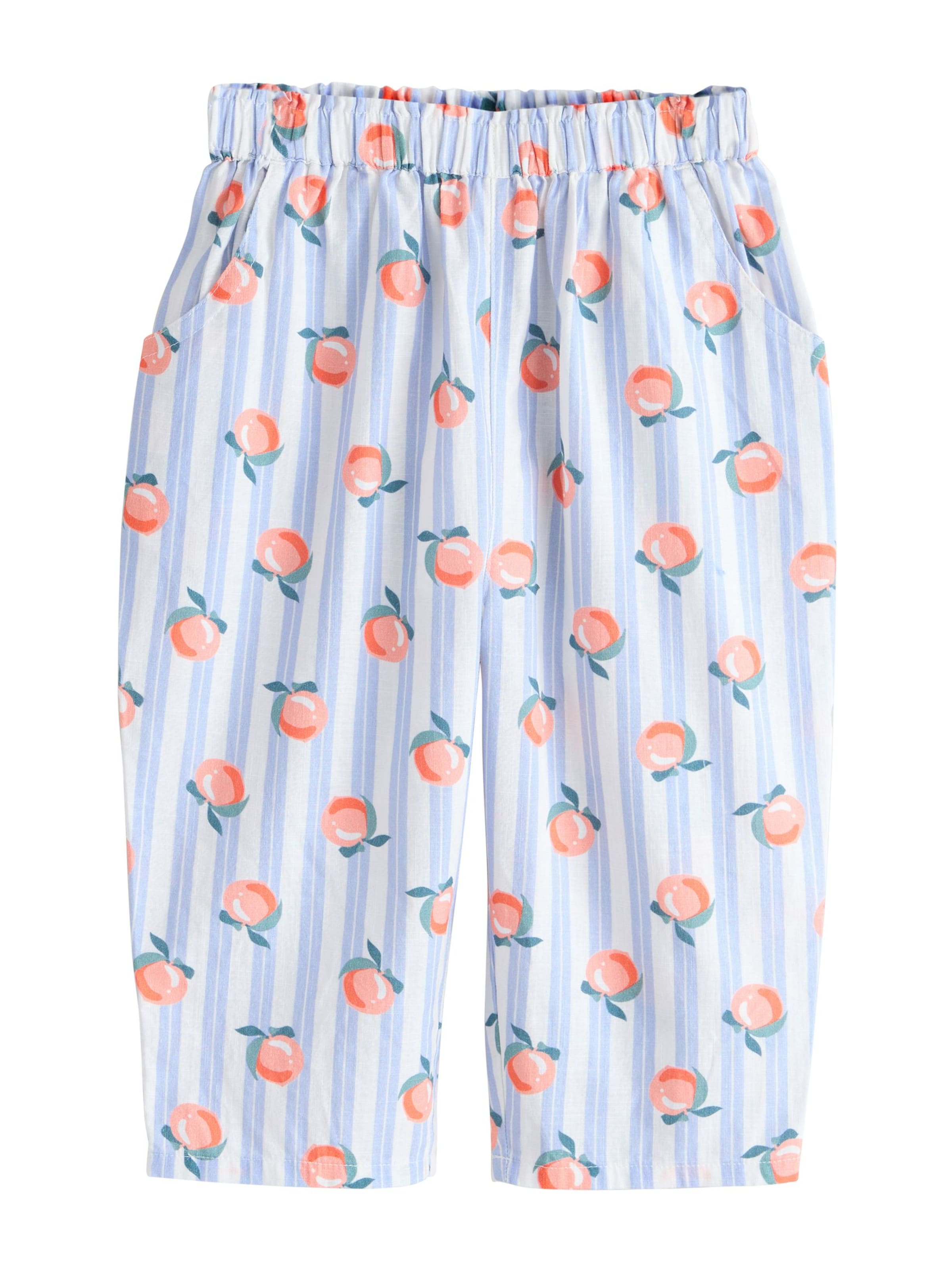 Barrel Pantalon Next en bleu : devant