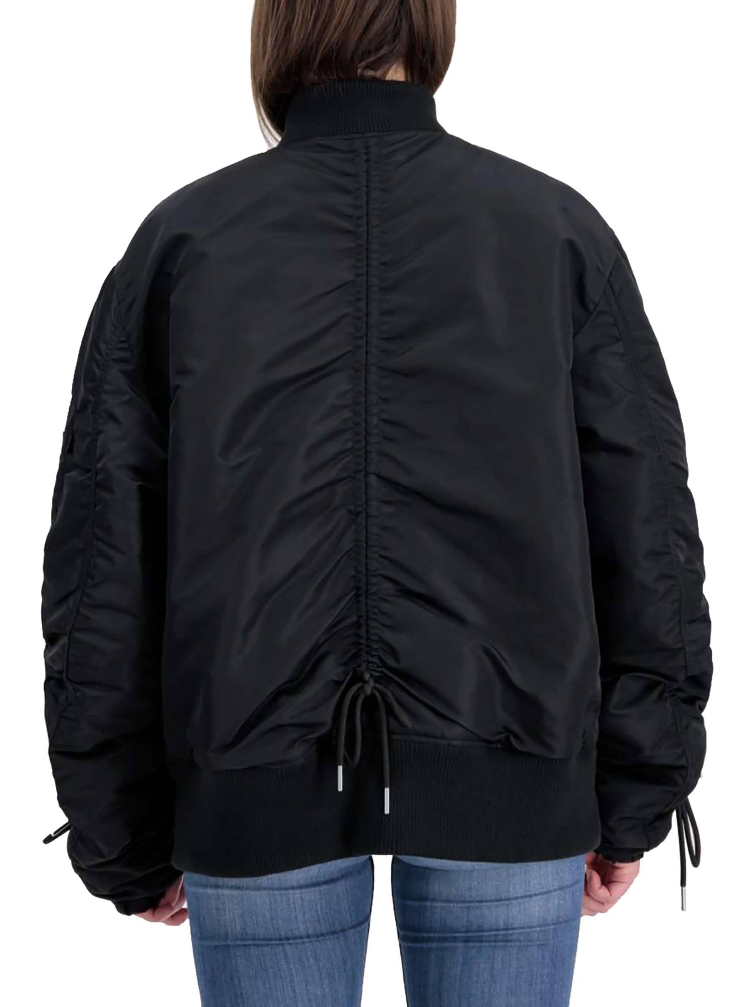ALPHA INDUSTRIES Jacke 'CWU MA-1' in Schwarz