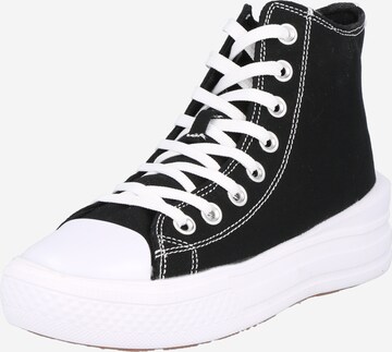 Sneaker alta di Dockers by Gerli in nero: frontale