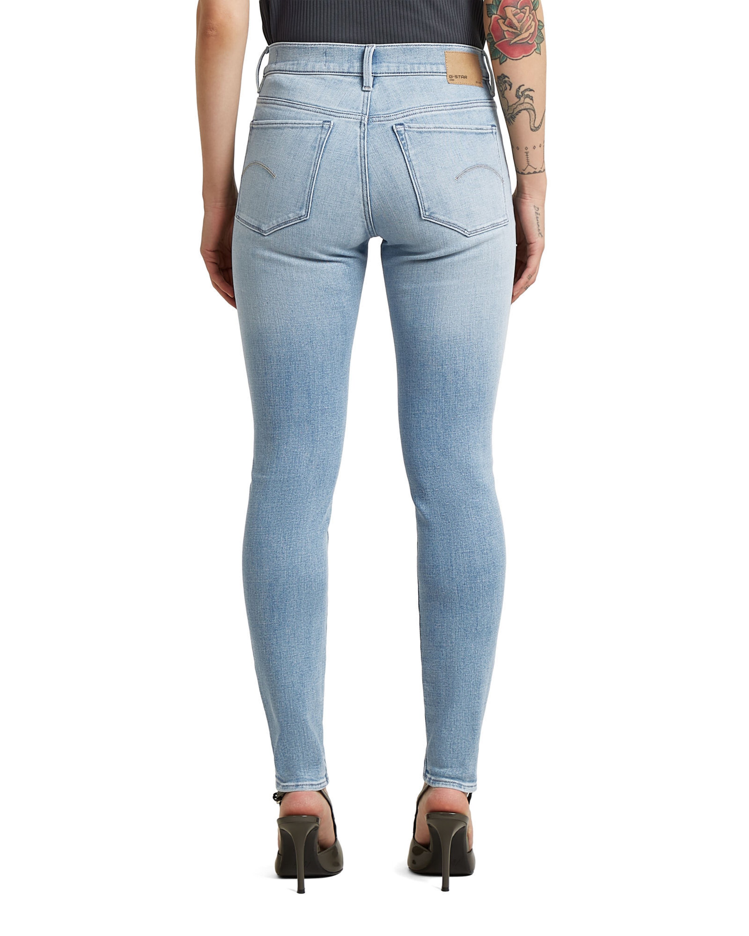 G-STAR Skinny Jeans - '3301 Skinny Jeans' in Blau