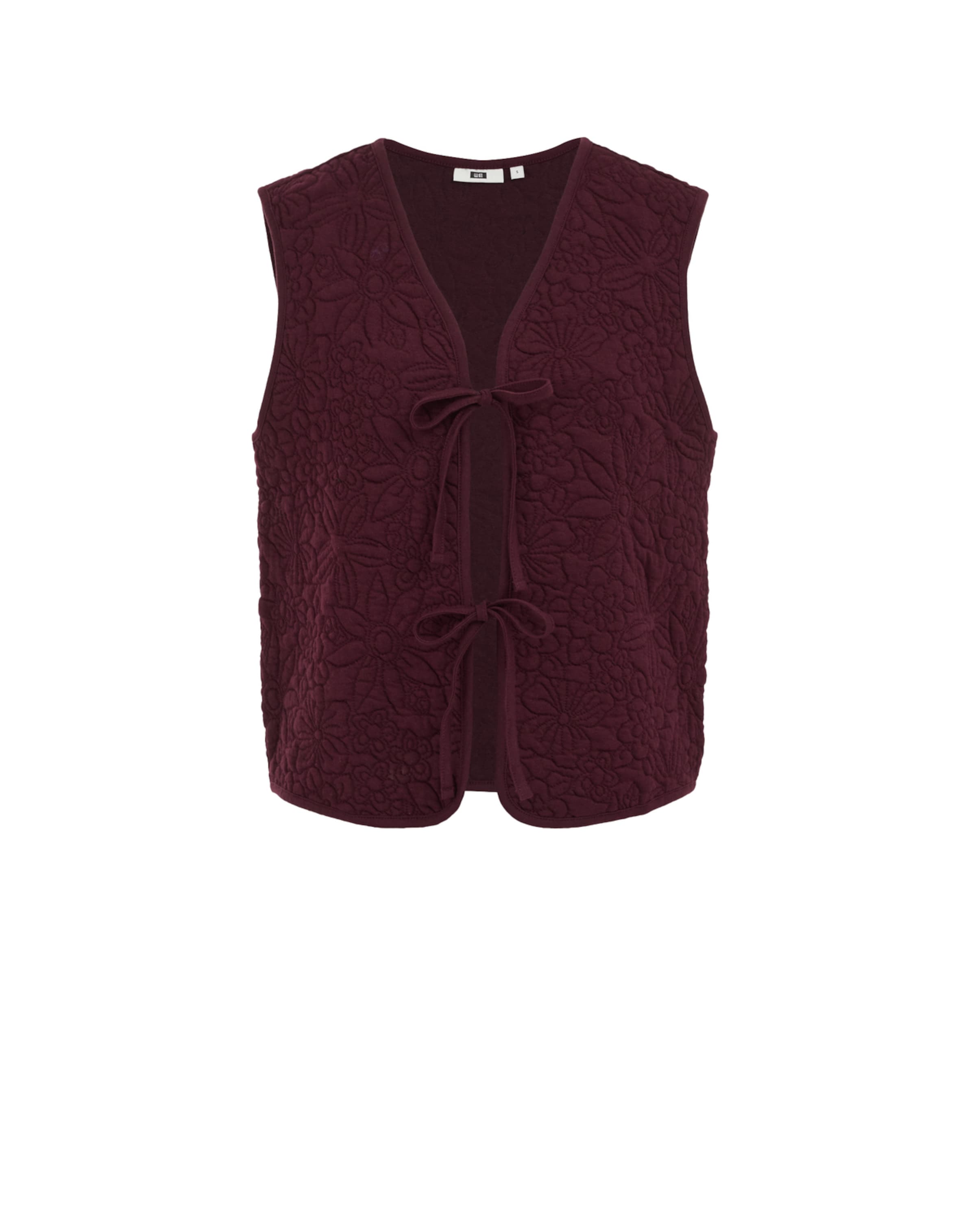 sarkans WE Fashion Veste: no priekšpuses