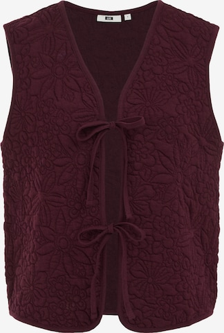 WE FashionPrsluk - crvena boja: prednji dio