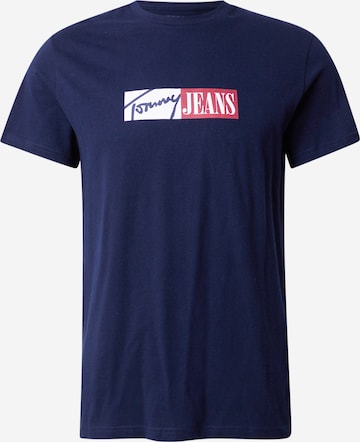 Tommy Jeans Футболка в Синий: спереди