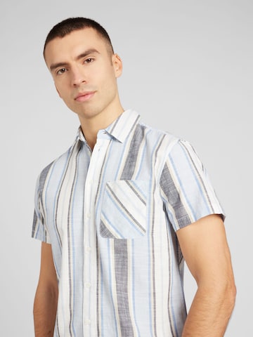 BLEND Regular fit Button Up Shirt in Blue