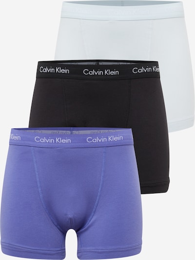 Calvin Klein Underwear Boxershorts in azur / dunkellila / schwarz / weiß, Produktansicht
