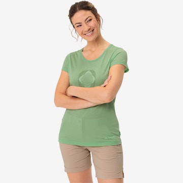 VAUDE Functioneel shirt 'Skomer ' in Groen: voorkant