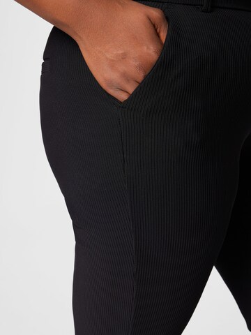 ONLY Carmakoma Slimfit Spodnie w kolorze czarny