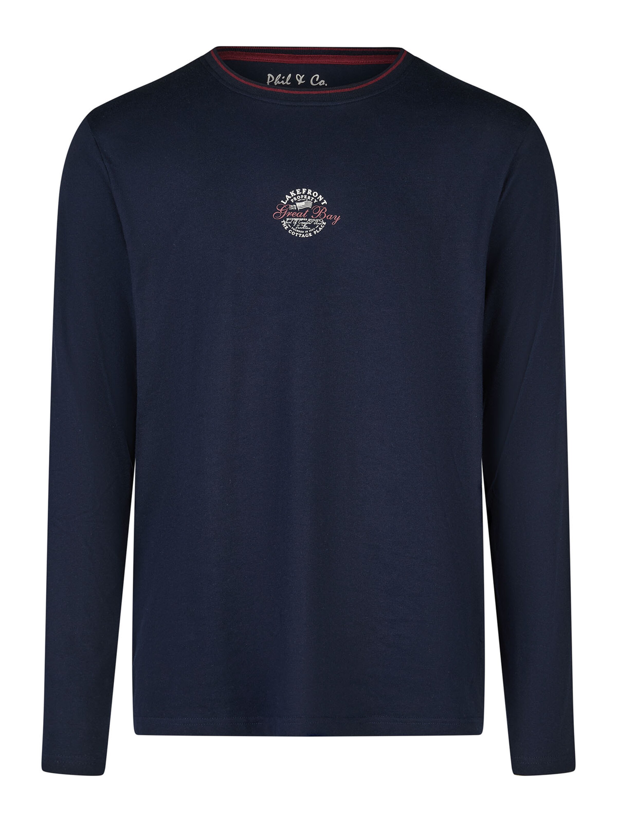 Phil & Co. Berlin Pyjama ' Great Bay ' in Blau