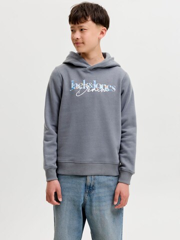 Bluză de molton 'JJTOM' de la Jack & Jones Junior pe gri: față