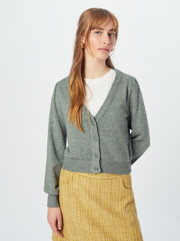 Cardigan 'LEVA' ONLY en vert : devant