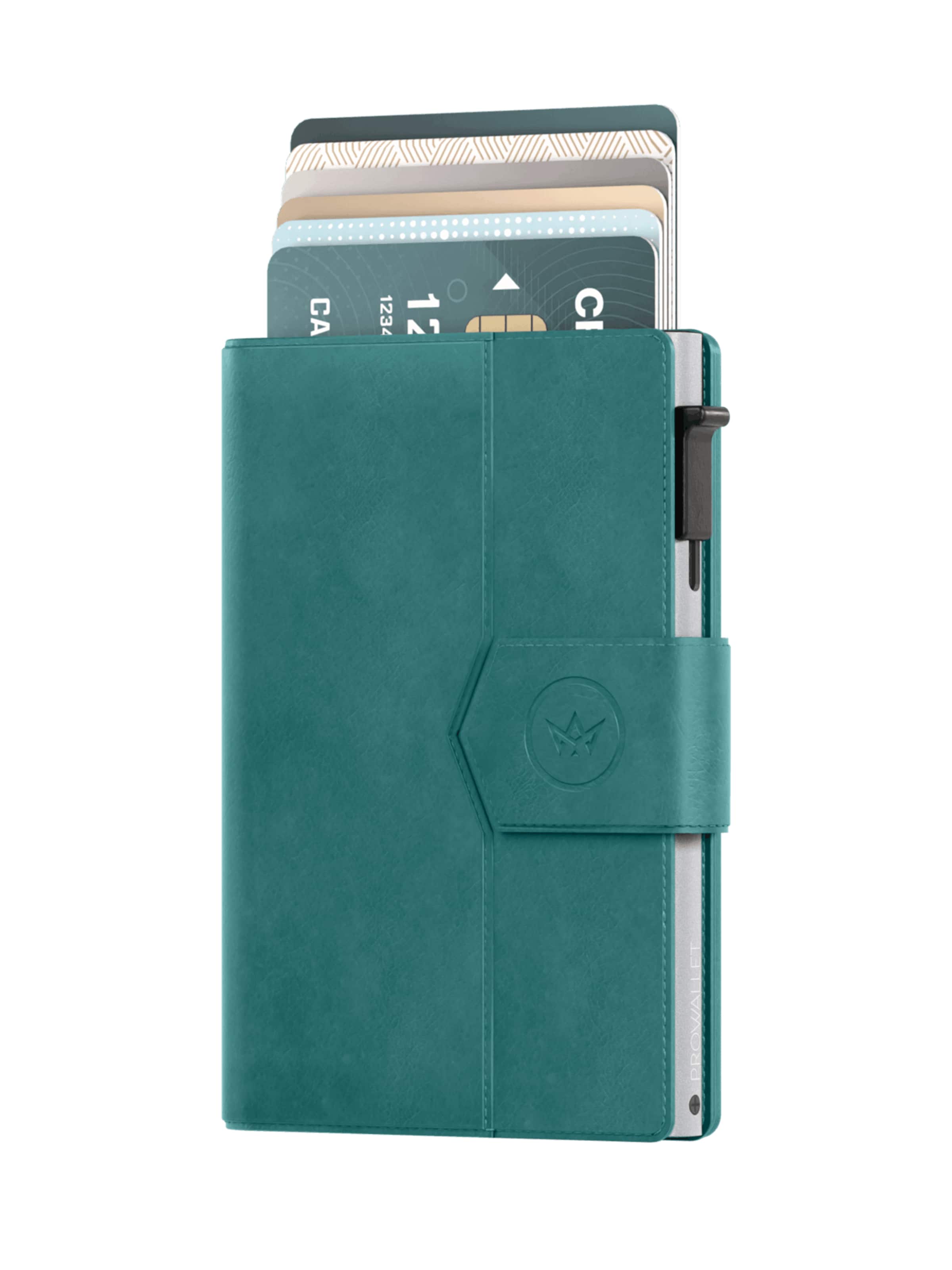Prowallet Wallet 'Pasjeshouder Plus' in Green: front