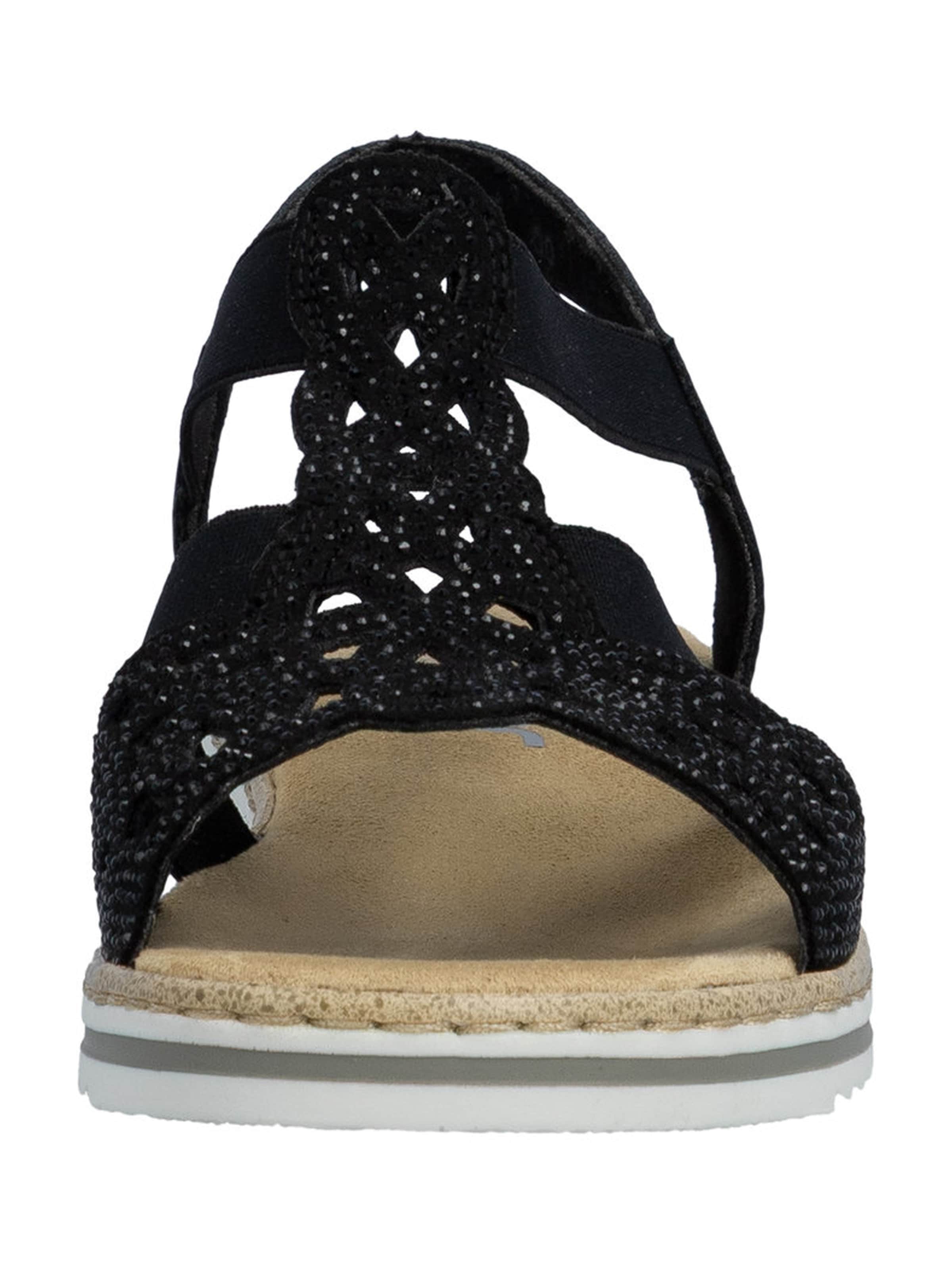 Rieker Pántos szandál - fekete