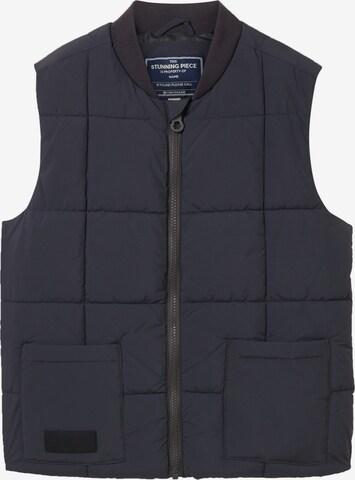 Gilet TOM TAILOR en gris : devant