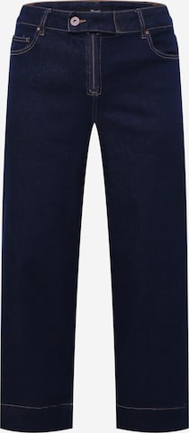 Zizzi Wide Leg Jeans 'CHAR' in Blau: predná strana