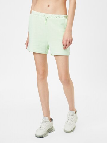 LMTD Regular Pants in Green: front