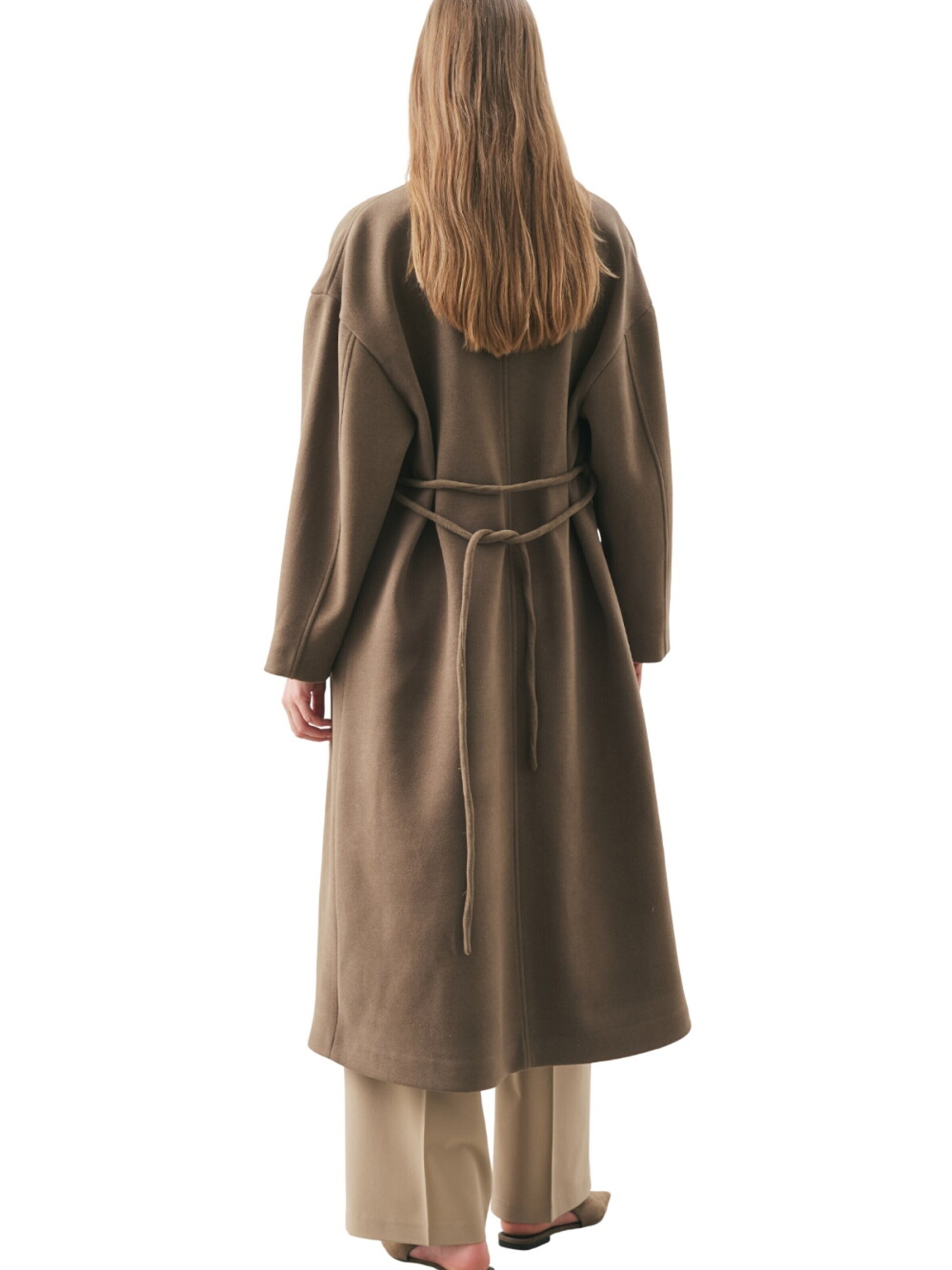 MANUKA Between-seasons coat in Green