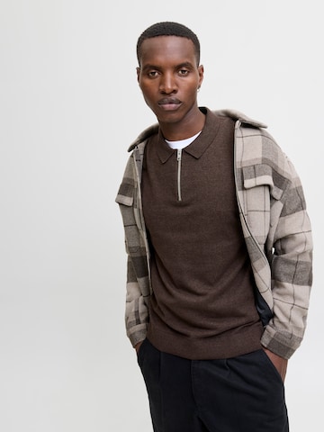JACK & JONES Pullover in Braun