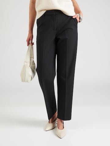 MSCH COPENHAGEN - regular Pantalón de pinzas 'Hada Henrike' en negro: frente