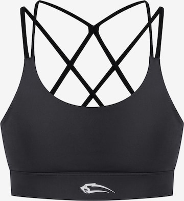 Smilodox Sports Bra 'Amara' in Black: front
