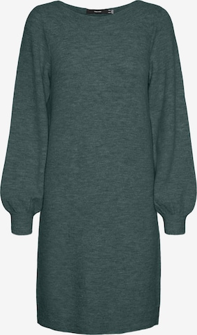 Robes en maille 'LEFILE' VERO MODA en vert : devant