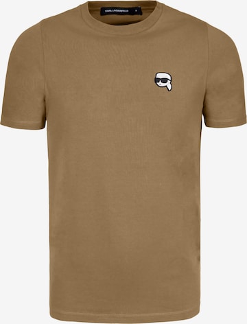 Karl Lagerfeld Shirt '755710' in Brown: front