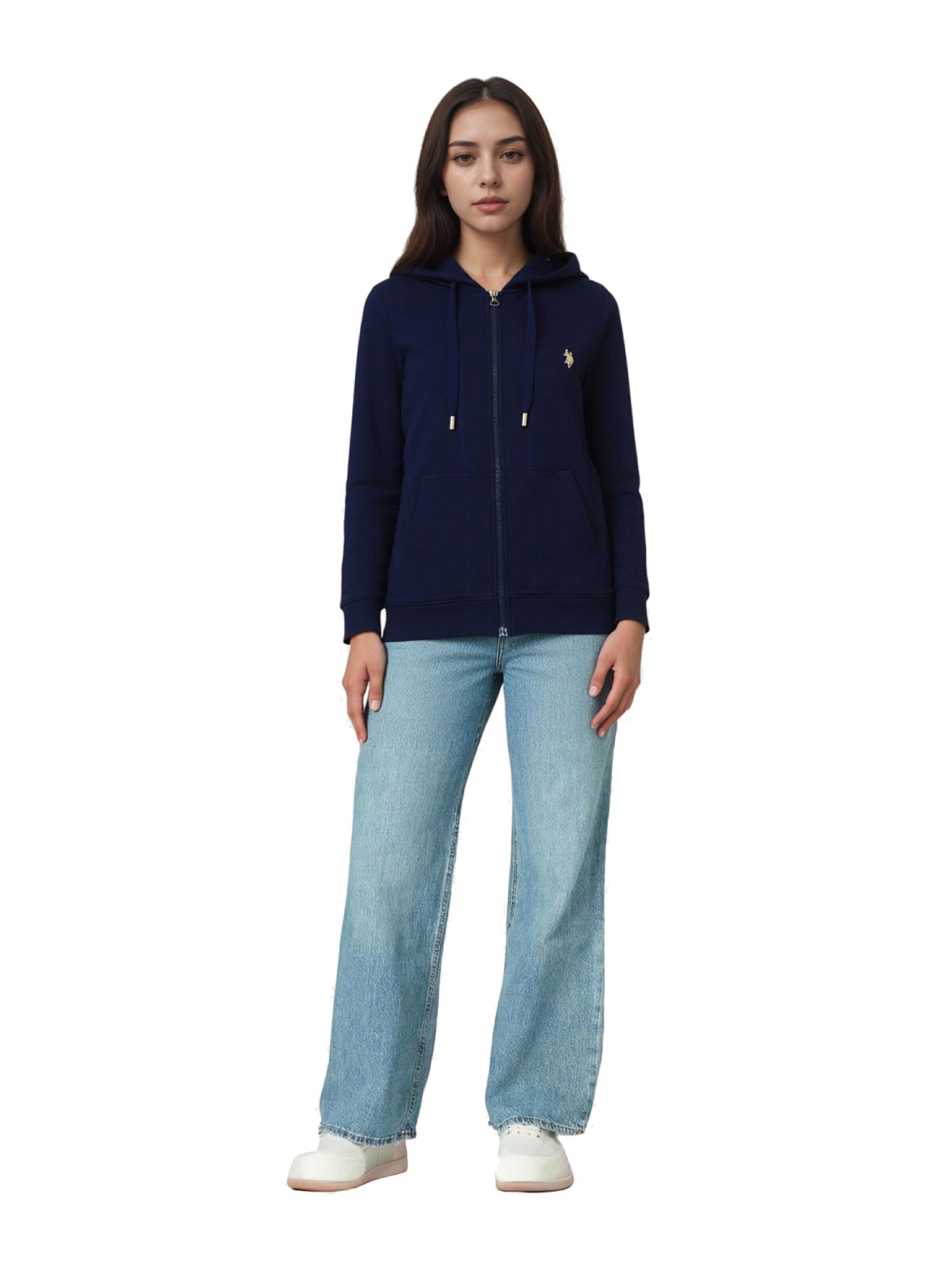 Veste de survêtement U.S. POLO ASSN. en bleu