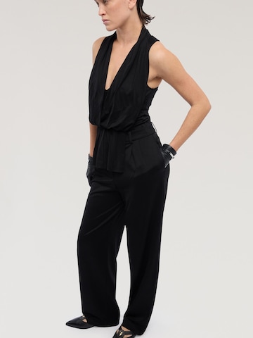 Trussardi - Pierna ancha Pantalón en negro