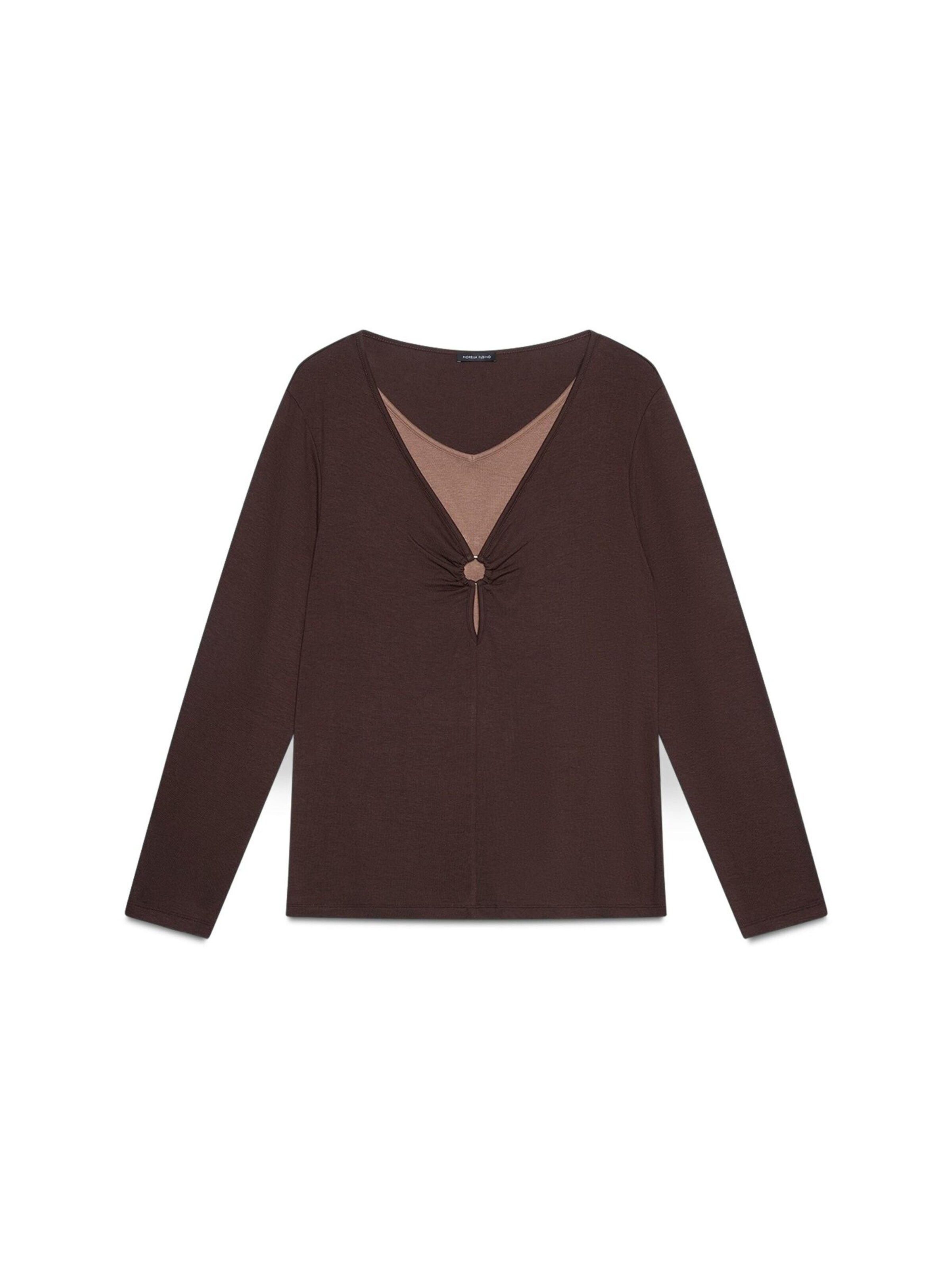 Fiorella Rubino Shirt in L-XL in Brown, Item view