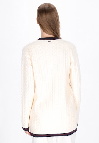 Cardigan DreiMaster Maritim en blanc