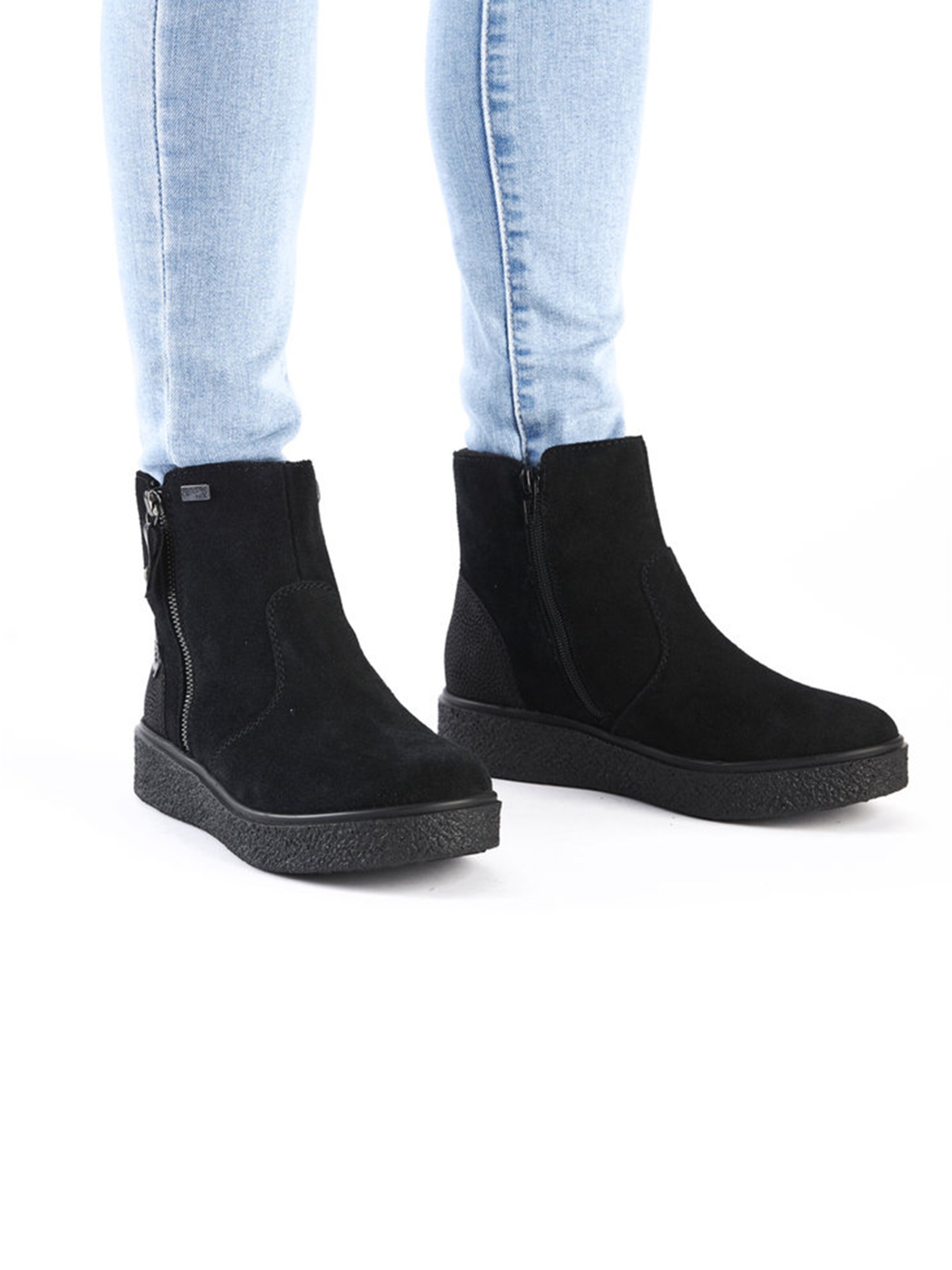 Rieker Enkellaarsjes in Zwart