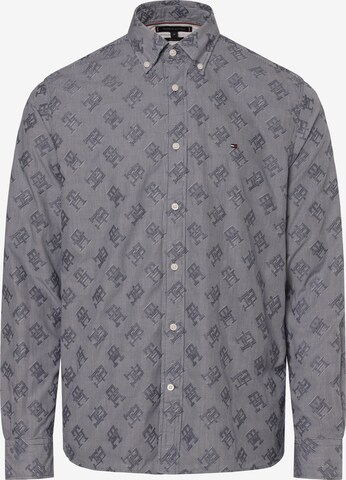 TOMMY HILFIGER Regular fit Button Up Shirt in Grey: front