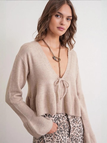 Pull-over 'Pullover' MixRay en beige : devant
