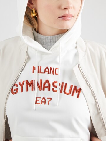 EA7 Emporio ArmaniSweater majica 'CLUB' - bijela boja