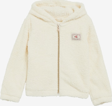 s.Oliver Fleecejacke in Beige: Vorderseite